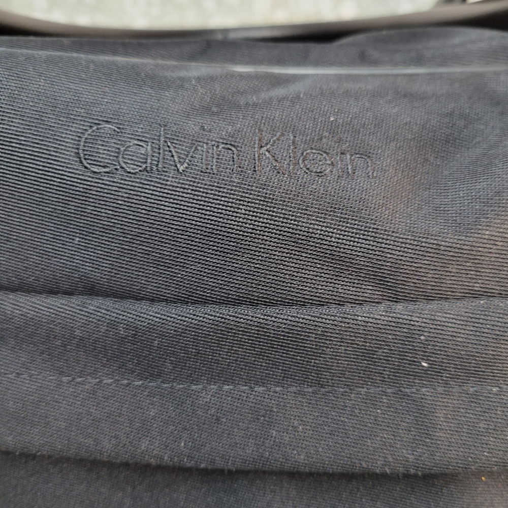 Calvin Klein Black Canvas Travel Bag, Luggage - Picture 3 of 12